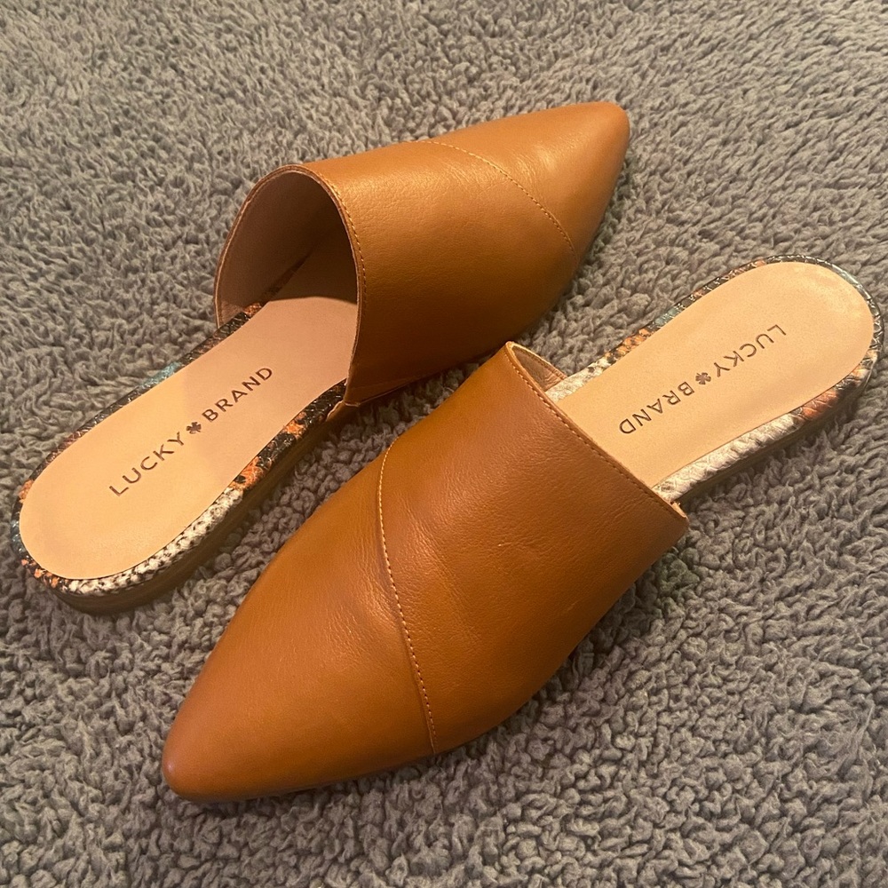 Lucky brand brown shoes
